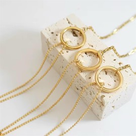 18k Gold Plated Stainless Steel Chain Link Bracelet | Hypoallergenic and Waterproof | High-End Luxurious Jewelry