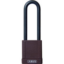 ABUS 58032 75mm Non Conductive Lock Out Tag Out Long Shackle Anodized Aluminium Padlock - Brown