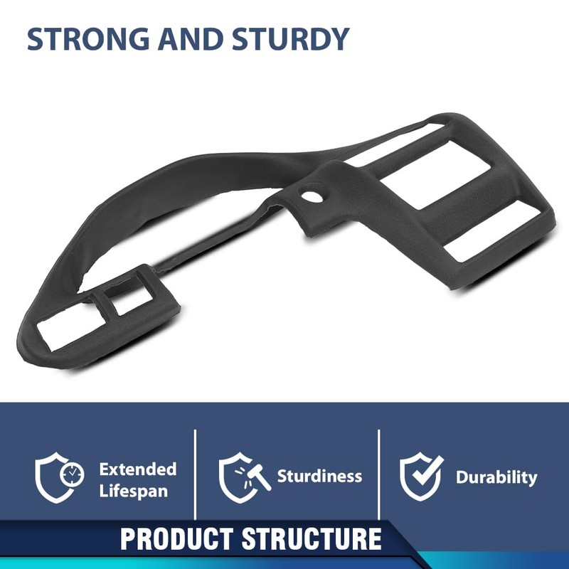 PIT66 TPE Dash Cover, Instrument Panel Cover Dashboard, Compatible with