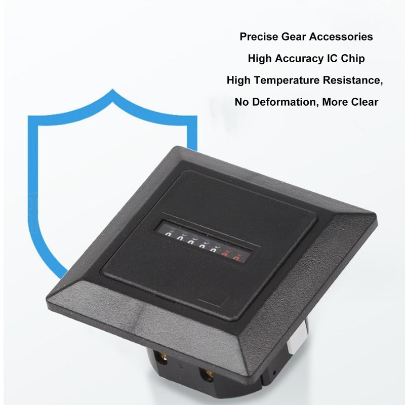 Quartz Hour Counter, AC 380 V High Precision Mechanical Hour