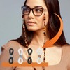 FdcLixuvol Eyeglass Chain Ends, 40 Pcs Adjustable Silicone Eyeglasses Chain