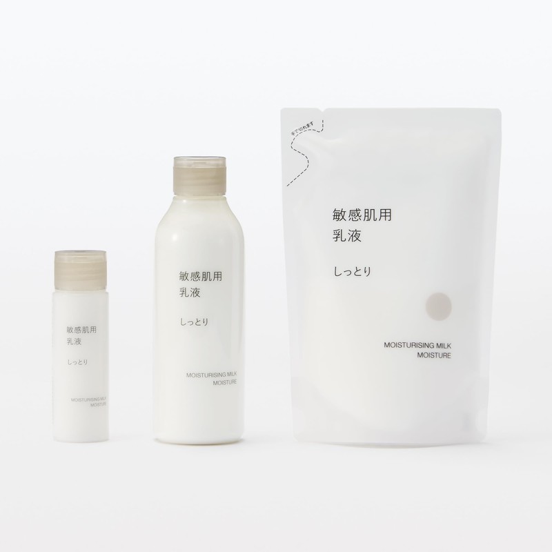 MUJI 83435042 Milky Lotion for Sensitive Skin Moist (For Refill)