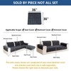 Eismodra Sectional Couch Covers,L Shape Sofa Slipcover Furniture Protector for
