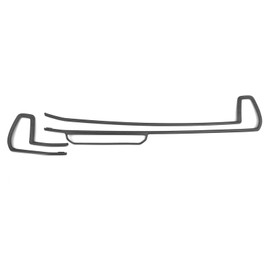 YOUTOOCAR 2PCS Dashboard Trim Strip Covers Compatible with Kia Sorento 2024-2025 Accessories (Wood Grain)