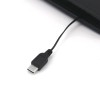 Universal Wired Type-C Slim BLACK Lightweight Stand Cover Keyboard Case