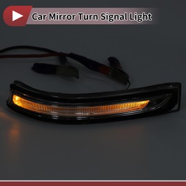 HEROFFIX 1 Pc Car Mirror Turn Signal Light for Hyundai Tucson 2015-2018 DOHC - GDI, DOHC - TCI/GDI Left No.87613D3000 Black Clear Plastic