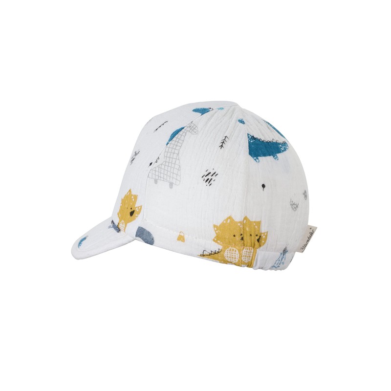 Sterntaler Unisex Children's Peaked Cap Dinosaur Children's Hat, ecru