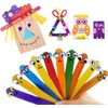 Coloured Lollipop Sticks, 300 Lolly Sticks, Craft Sticks, lolly pop