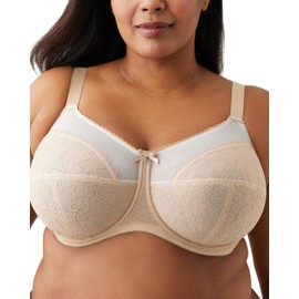 Wacoal womens Retro Chic Full Figure Underwire bras, Toast, 42DD US