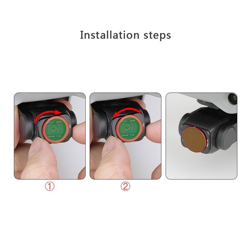 4pcs Adjustable ND Lens Filter Dimmer Aluminum Alloy Accessories Fit