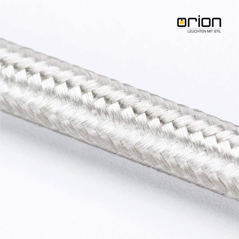 Textile Coated Plastic Cable, Fabric Power Cable, 3-Wire Cable, 3