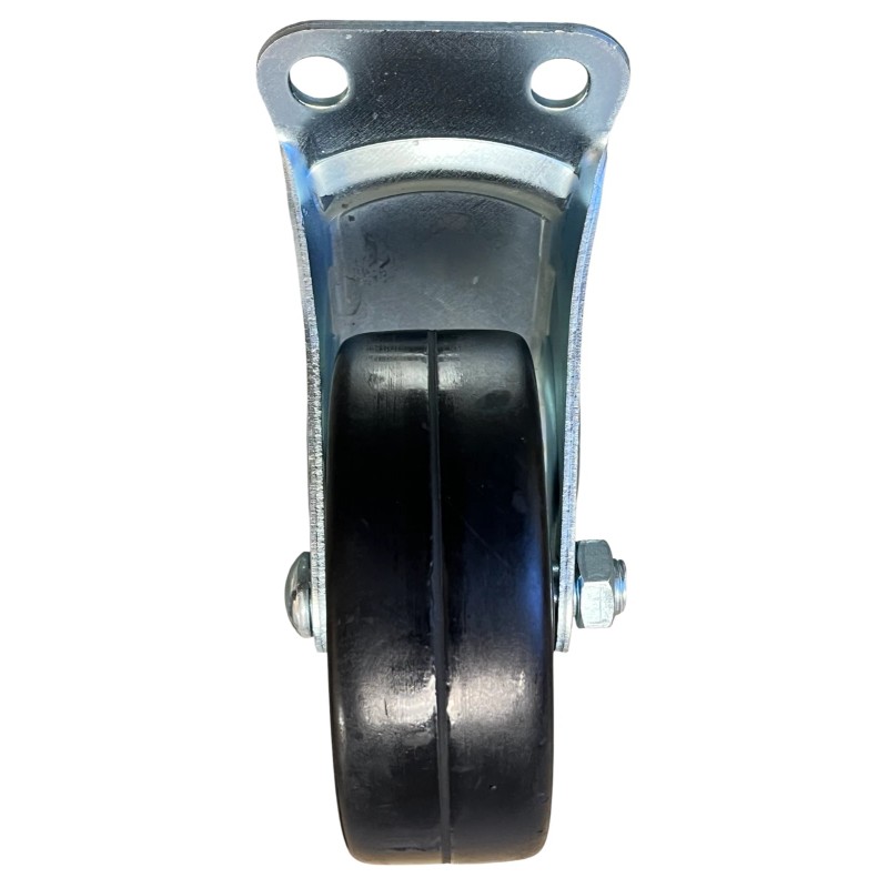 Hy-Weld Hard Rubber 4" x 1.5" Rigid Caster