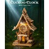 ROKR 3D Wooden Puzzles for Adults,Wooden Clock Model kit,435 Piece