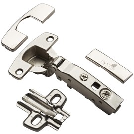 HETTICH Sensys 8645i TH52 Concealed Hinge, Corner Stop 110° with Integrated Damper, Cover Caps and Mounting Plate (Distance 0 mm), Concealed Hinge, Furniture Hinge, Cabinet Hinge by So-Tech®