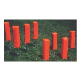 Weighted Football Corner Pylons. Wind Resistant up to 25 mph.