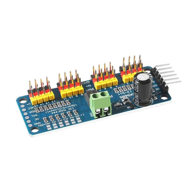 Dorhea 4PCS PCA9685 16 Channel 12 Bit PWM Servo Driver