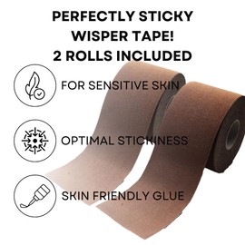 Tan Tattoo Cover Up Tape | Perfectly Sticky & Full Coverage | Tan Skin | 7.5 cm x 9 m |Waterproof & Breathable | Ultra Thin, Ideal for Covering Big Tattoos (brown)