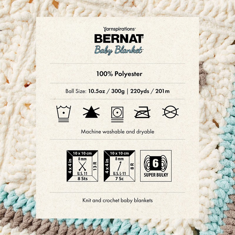 Bernat Baby Blanket 300g - White, 161104-4005
