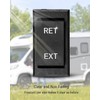 30 Amp DPDT Momentary Switch On-Off-Momentary On Rocker Switch 6