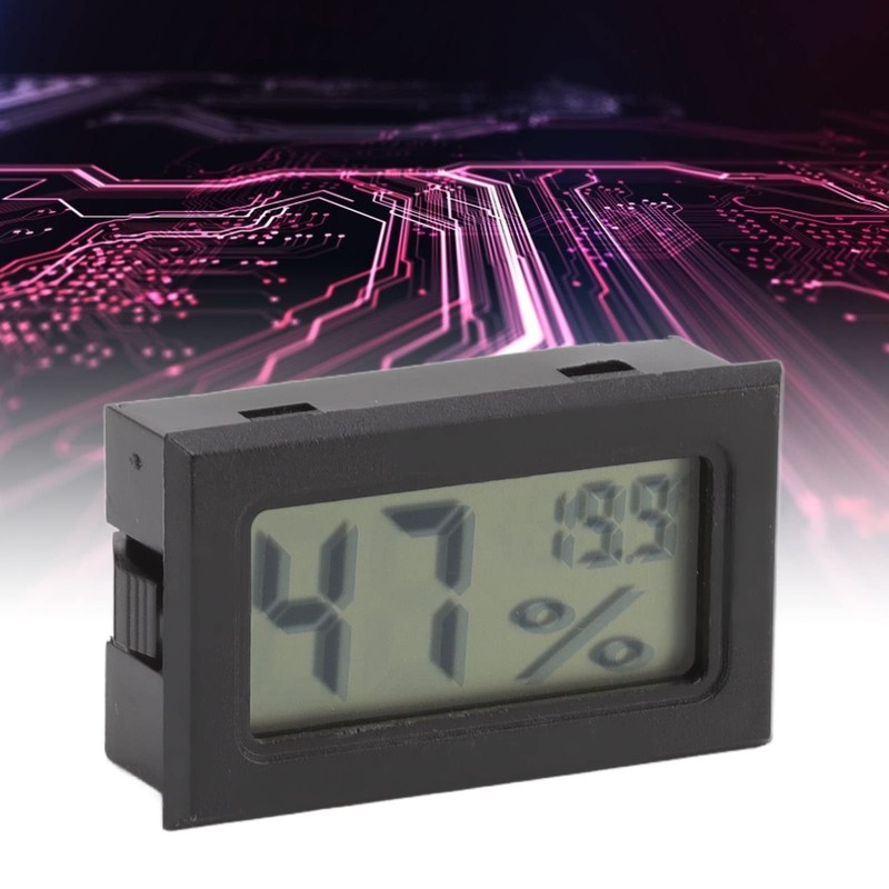 Electronic Thermometer Hygrometer Cigar Box Thermometer Cigar Cabinet Humidity Gauge