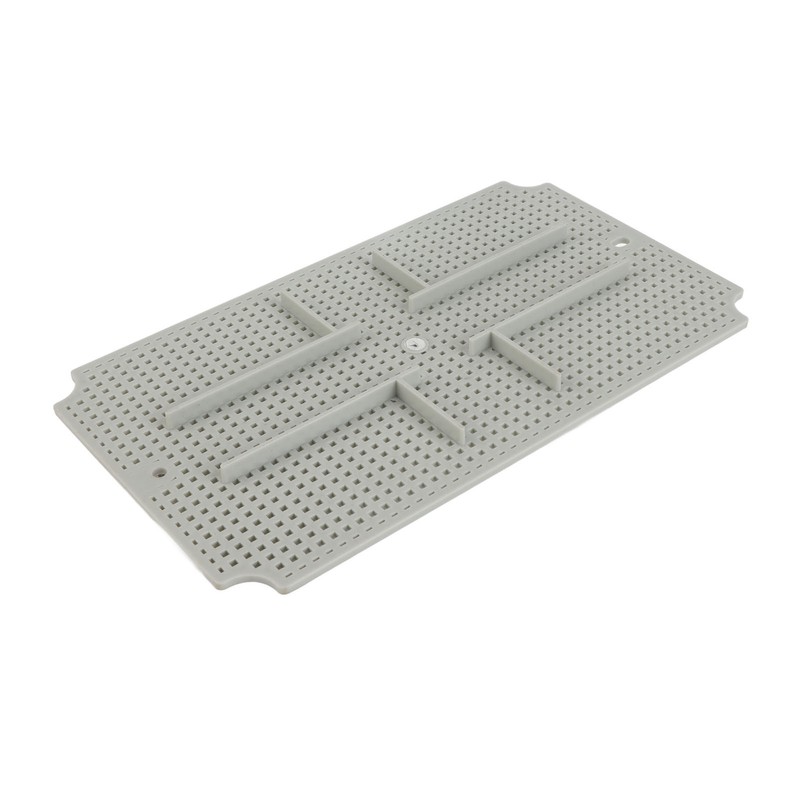 Power Junction Box with Mounting Plate ABS Plastic DIY Electrical