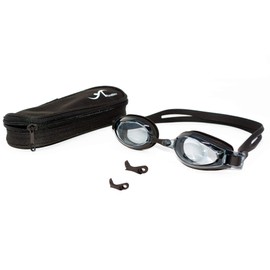 Adoretex Near sighted Swim Goggles, Leakproof Anti Fog Shortsighted Swimming Goggles for Adult with Case Set - Black - Smoke Lens -4.5