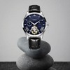 OCHSTIN Man Fashion True Leather Watch Wristwatch Automatic Mechanical Watch
