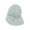 Sterntaler Boys' Peaked Cap with Neck Protection and Ties, light