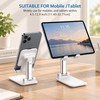 Adjustable Phone & Tablet Stand for Desktop Use – Foldable
