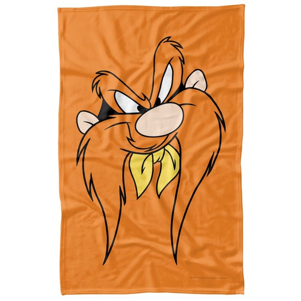 LOGOVISION Looney Tunes Blanket, 36"x58", Yosemite Sam Face Fleece Blanket