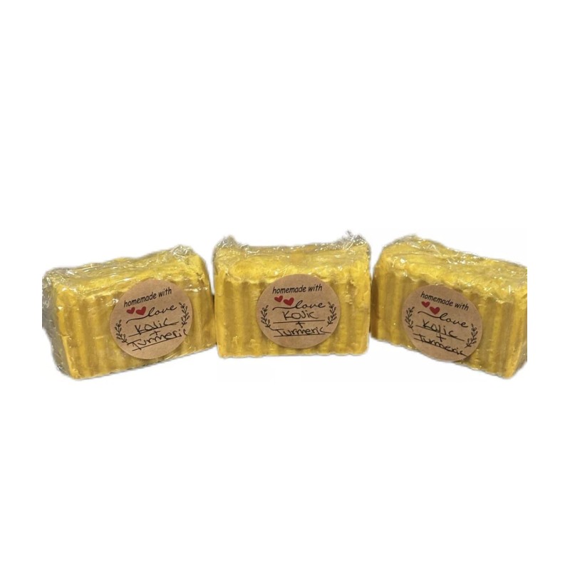 3 Pack Kojic acid + Turmeric brightening Soap.