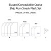 BLASANI Concealable Reusable Cruise Pouches | Sneak Flask | Leak