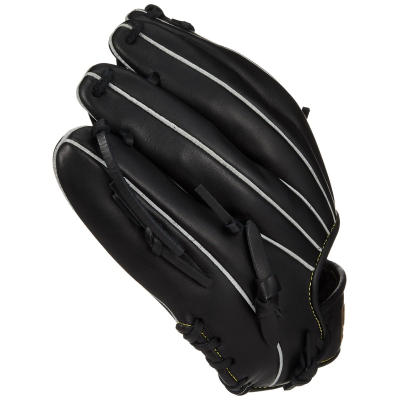Zett BRGB35520 Soft Baseball Glove, Soft Steer, All-around, Black (1900)
