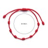 BOBEINI 7 Knots Red Cord Bracelet to Protect Evil Eye