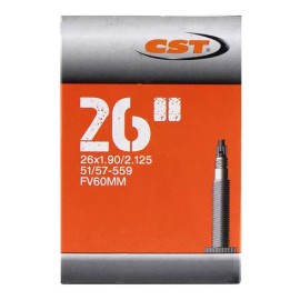 CST Cámara 26x1.90/2.125 P/ Bicicleta Válvula Francesa 60mm Cst Tipo de válvula Presta