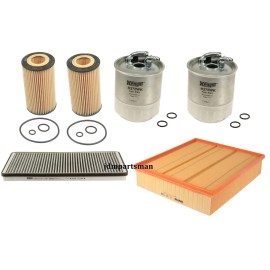 MANN, Hengst's, Mahle 2004-2006 for Dodge MBZ Freightliner Sprinter Air-Cabin-Oil & Fuel Filter