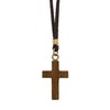 Intercession Cross Necklace, Walnut
