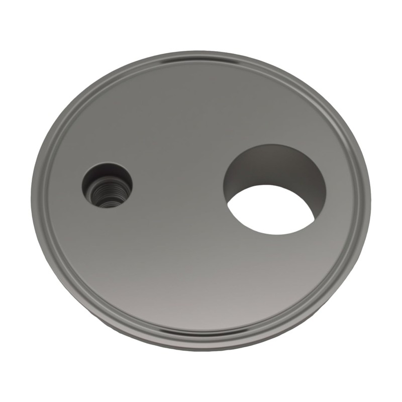 SENFUID 4" Sanitary Blind Plate End Cap 1.5" Tri-Clamp x1/4"