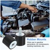 sourcing map M4 Rubber Mounts, 8Pcs 15x15mm(DxH) Rubber Cylindrical Anti