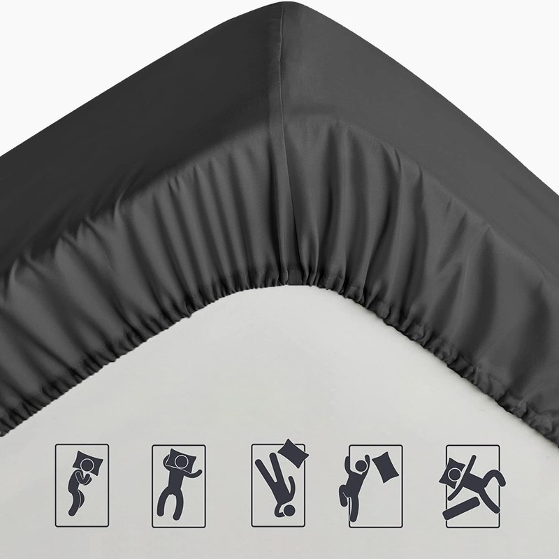 Pamposh Super King Fitted Sheet Bulk Pack of 10 Pieces