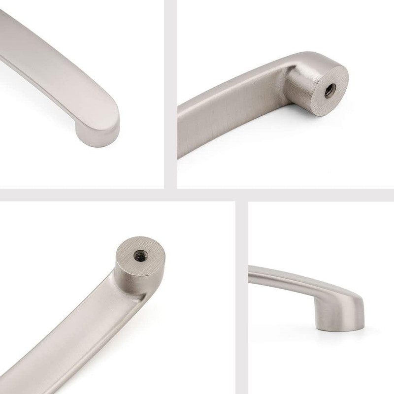 SYZOW 10 Pack Cabinet Handles Brushed Nickel Cabinet Pulls Kitchen