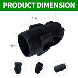 1pcs 49-16-2960 Fuel Mid-Torque Impact Rubber Protective Boot for Milwaukee M18 Fuel 3/8" Mid-Torque Impact Wrench 2960-20, 2962-20, 2962P-20