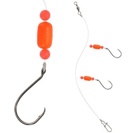 YELARXI Fishing Floats, 39 Inch Popping Floats Slip Bobbers Popping Corks Float Weighted Bobbers Fishing Tackle for Saltwater Freshwater Fishing Tackle (4 Pack, Orange-red)