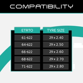 PAIR 29" Baldwins Cycle/Bike Inner Tubes 29" x 2.4 to 2.80 (Fits any 2.40, 2.50, 2.60, 2.70, 2.80 tyre) Presta/French Valves & BALDY'S TYRE LEVERS (Pack of 2)