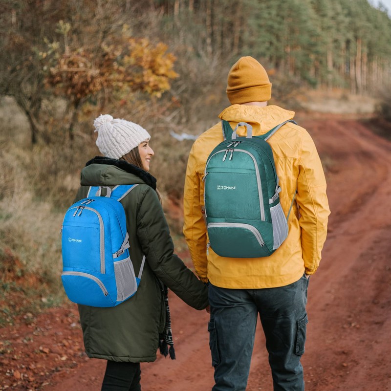 ZOMAKE Foldable Backpack - Lightweight Folding Backpacks 30L, Packable Hiking
