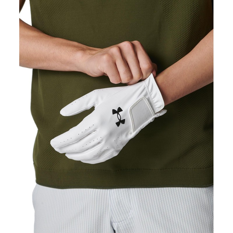 UA All Weather Golf Glove 6001271 (100) White LXS, white