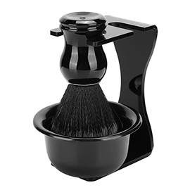 Brocha de Afeitar, Brochas de Afeitar de Cerdas para Hombres, Juego de Herramientas de Afeitar para Barba, Brocha para Crema de Afeitar de Espuma Rica y Rápi Regalos para el