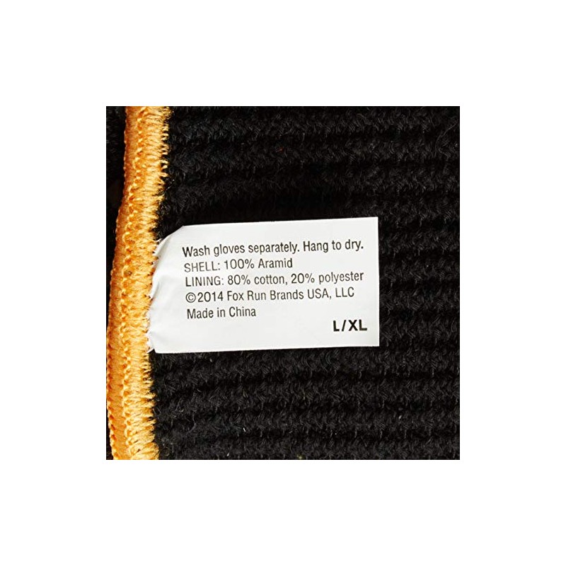 Outset Professional High Temperature Grill Glove, Large-Extra Large, Black