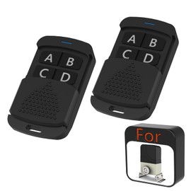 Blütezeit 4-Button Remote Control for Automatic Sliding Gate Opener – Compatible with ME-MJ Series Gate Motors, 433.92MHz Rolling Code, Door Access Control Accessory, 2pcs