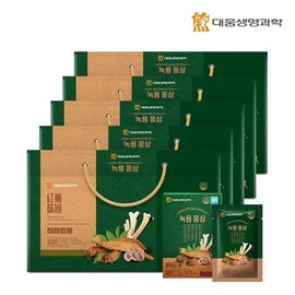 Daewoong BioScience 대웅생명과학 녹용홍삼(70mlX30포) 5세트 Daewoong Life Science Deer Antler Red Ginseng (70mlX30 pouches) 5 sets